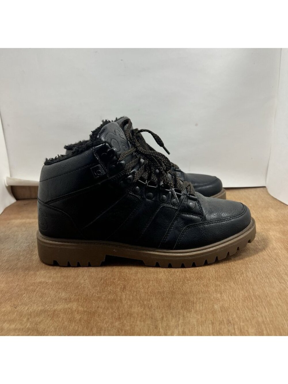 Osiris Convoy Boot Men Size 9 Workwear Black Sneakerboots BMX DC MOTO Skate